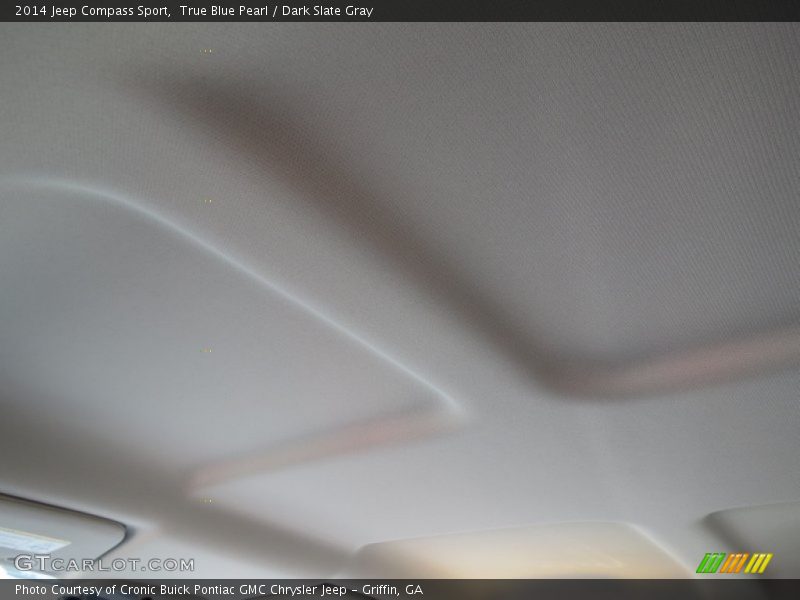 True Blue Pearl / Dark Slate Gray 2014 Jeep Compass Sport