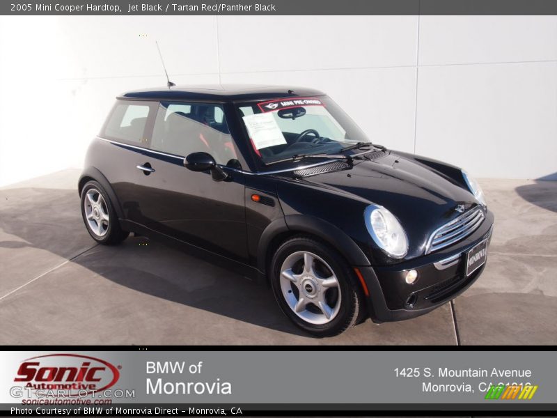 Jet Black / Tartan Red/Panther Black 2005 Mini Cooper Hardtop