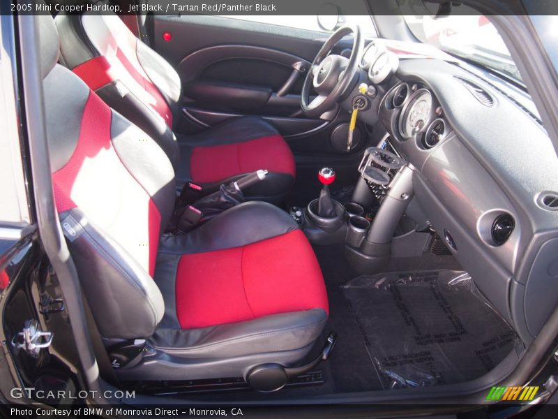 Jet Black / Tartan Red/Panther Black 2005 Mini Cooper Hardtop