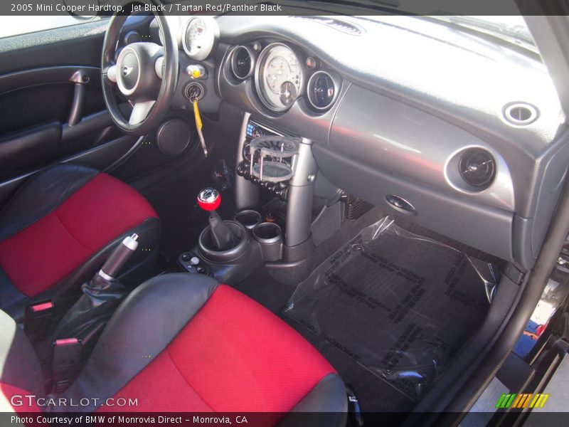 Jet Black / Tartan Red/Panther Black 2005 Mini Cooper Hardtop