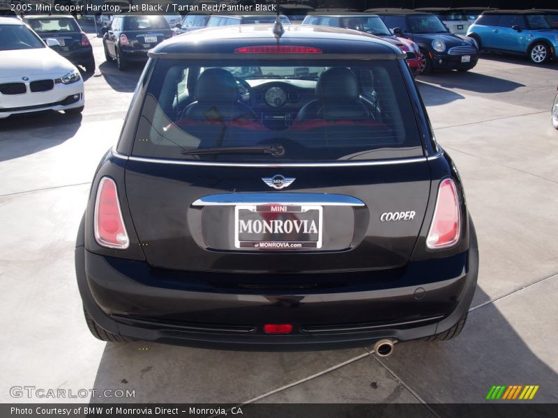 Jet Black / Tartan Red/Panther Black 2005 Mini Cooper Hardtop