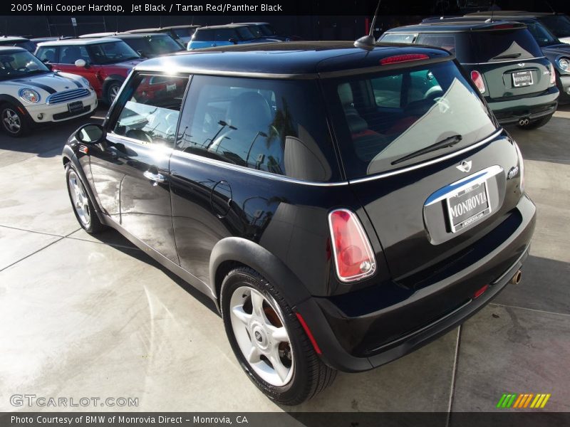 Jet Black / Tartan Red/Panther Black 2005 Mini Cooper Hardtop