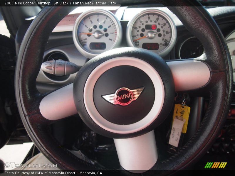 Jet Black / Tartan Red/Panther Black 2005 Mini Cooper Hardtop