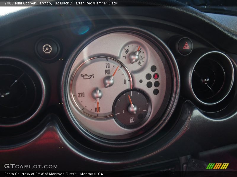 Jet Black / Tartan Red/Panther Black 2005 Mini Cooper Hardtop