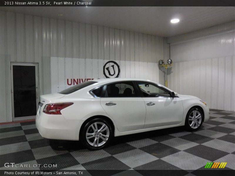 Pearl White / Charcoal 2013 Nissan Altima 3.5 SV