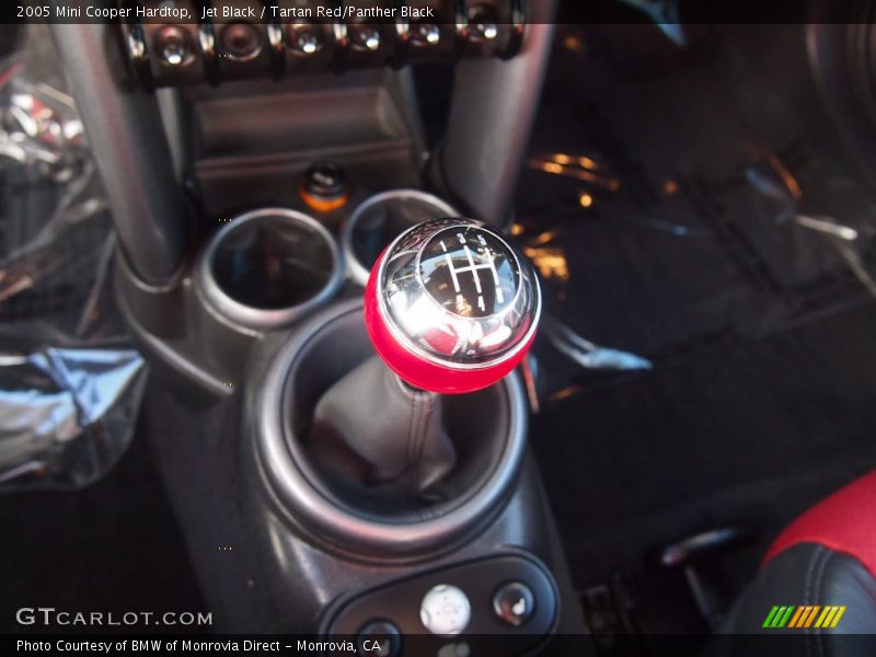 Jet Black / Tartan Red/Panther Black 2005 Mini Cooper Hardtop