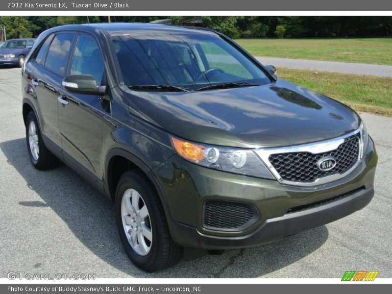 Tuscan Olive / Black 2012 Kia Sorento LX