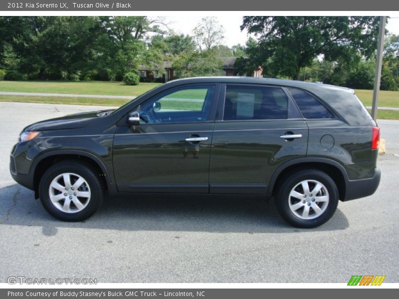 Tuscan Olive / Black 2012 Kia Sorento LX