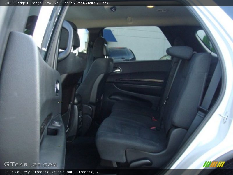Bright Silver Metallic / Black 2011 Dodge Durango Crew 4x4