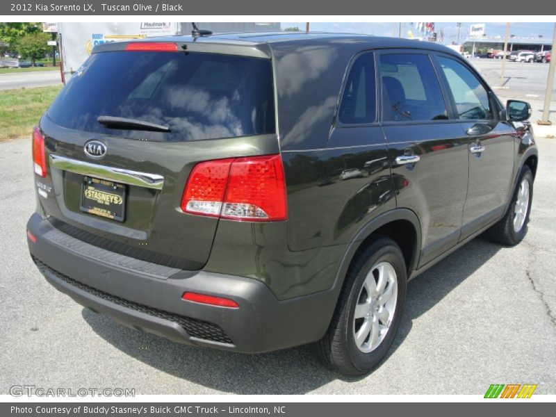 Tuscan Olive / Black 2012 Kia Sorento LX