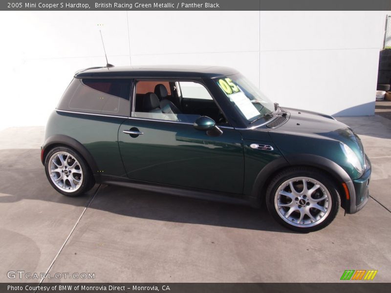 British Racing Green Metallic / Panther Black 2005 Mini Cooper S Hardtop