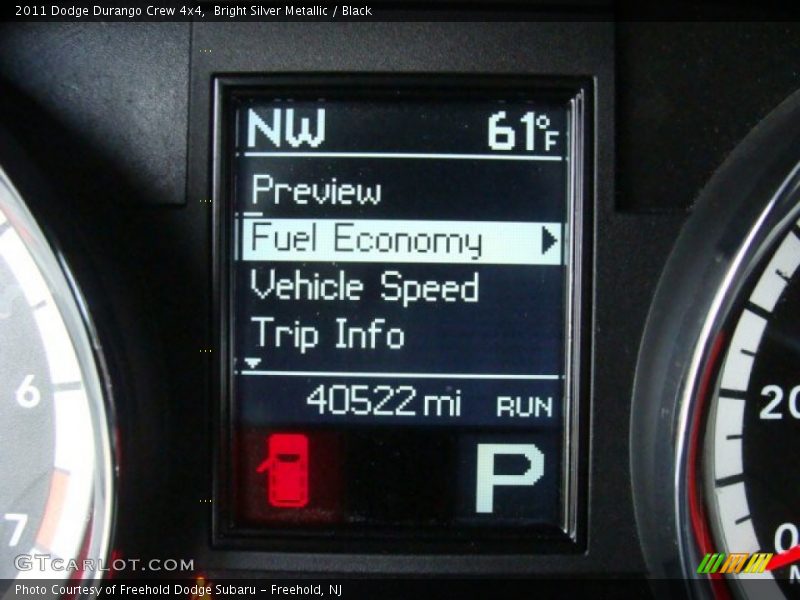Bright Silver Metallic / Black 2011 Dodge Durango Crew 4x4