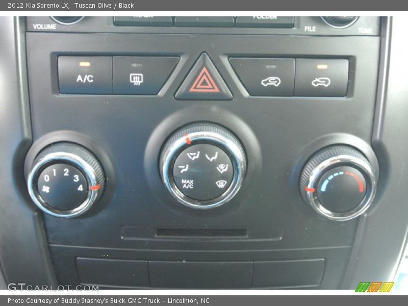 Tuscan Olive / Black 2012 Kia Sorento LX