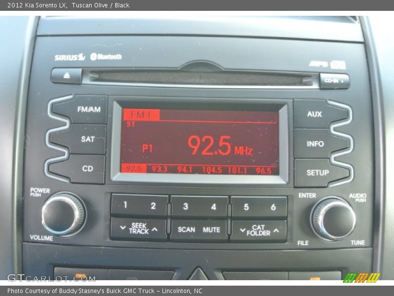 Tuscan Olive / Black 2012 Kia Sorento LX