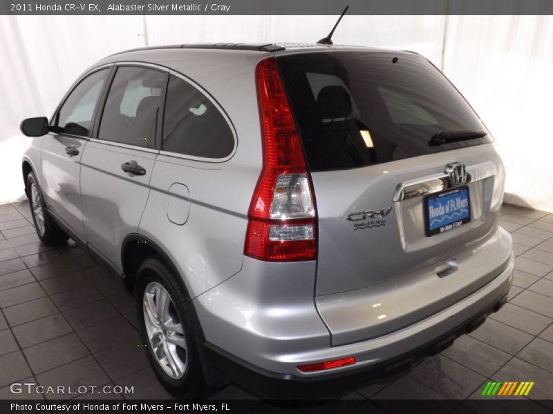 Alabaster Silver Metallic / Gray 2011 Honda CR-V EX