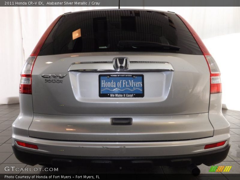 Alabaster Silver Metallic / Gray 2011 Honda CR-V EX