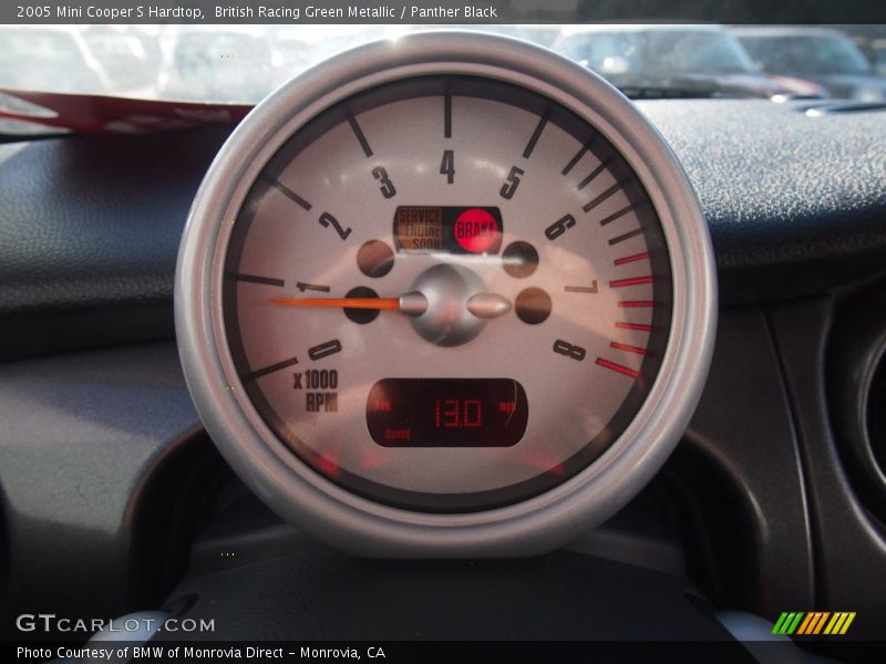 British Racing Green Metallic / Panther Black 2005 Mini Cooper S Hardtop