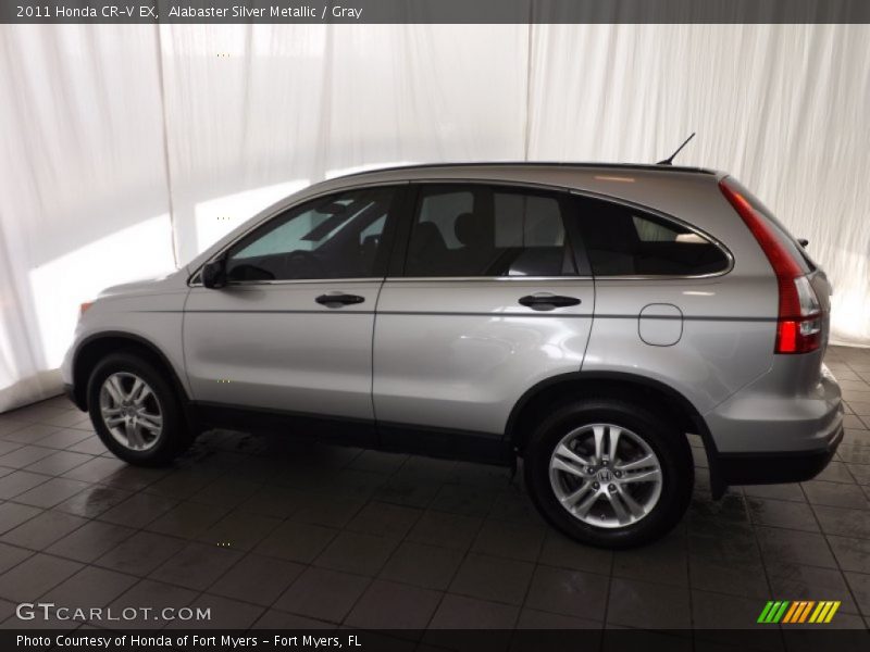 Alabaster Silver Metallic / Gray 2011 Honda CR-V EX