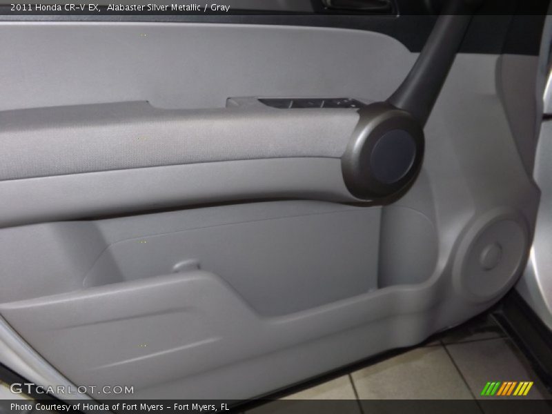 Alabaster Silver Metallic / Gray 2011 Honda CR-V EX