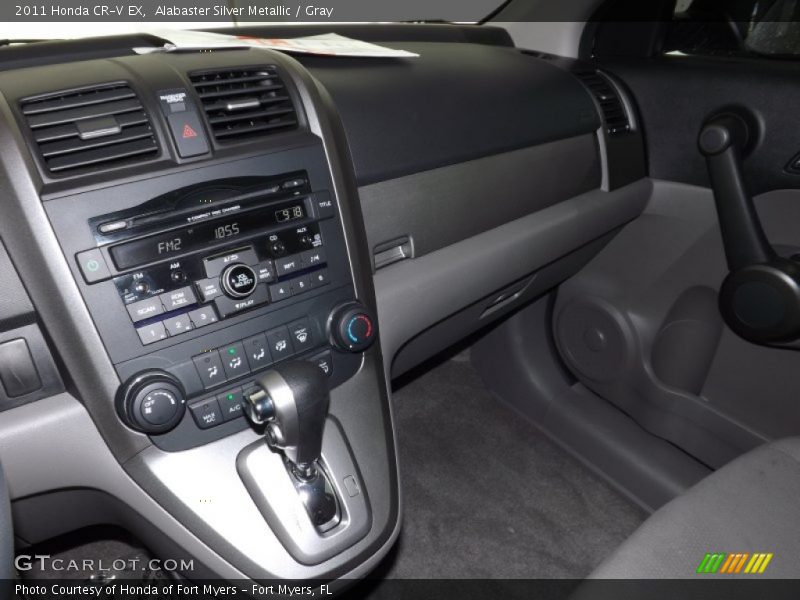 Alabaster Silver Metallic / Gray 2011 Honda CR-V EX