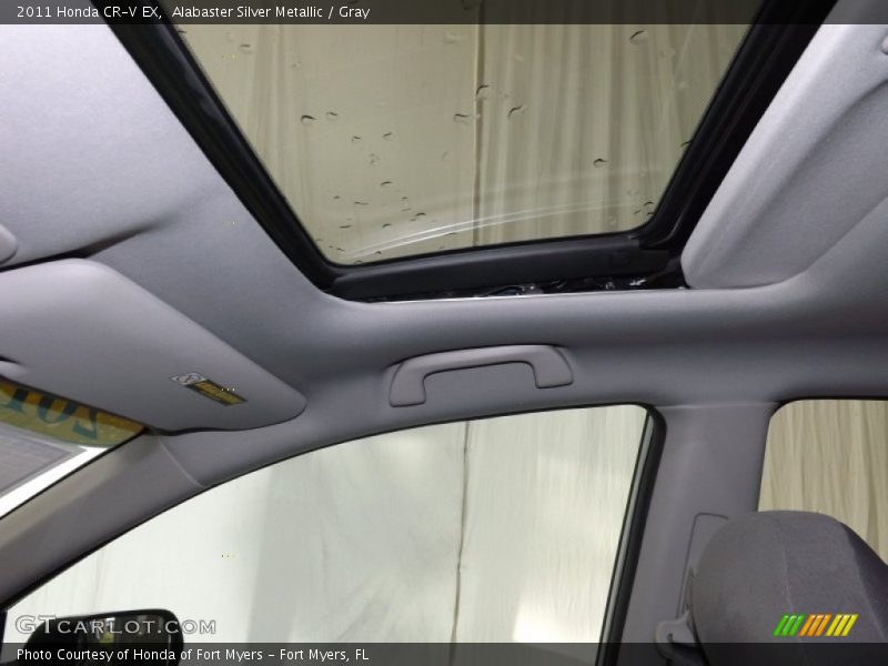 Alabaster Silver Metallic / Gray 2011 Honda CR-V EX