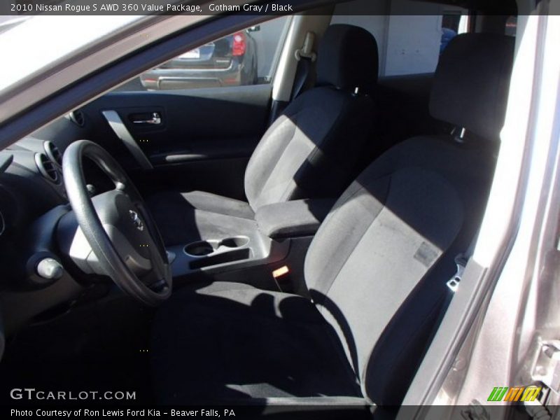 Gotham Gray / Black 2010 Nissan Rogue S AWD 360 Value Package