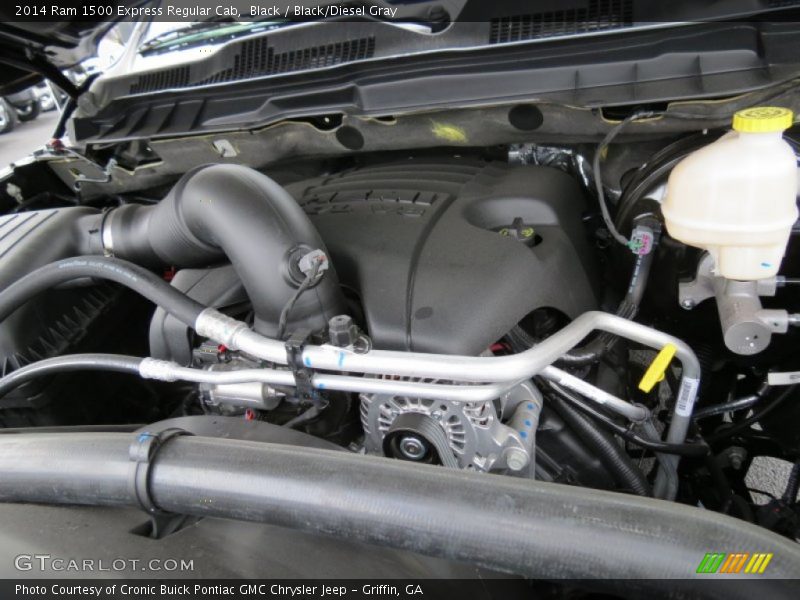 Black / Black/Diesel Gray 2014 Ram 1500 Express Regular Cab