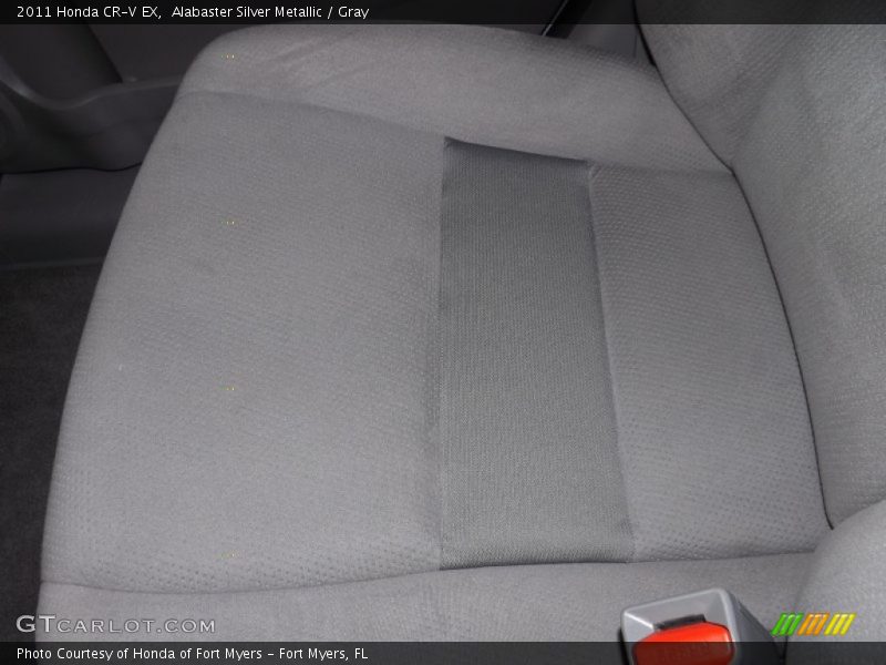 Alabaster Silver Metallic / Gray 2011 Honda CR-V EX