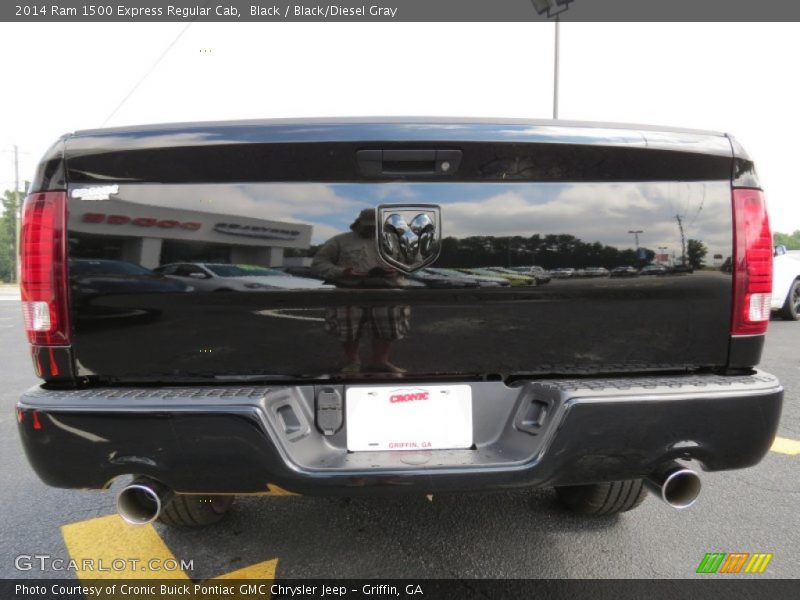 Black / Black/Diesel Gray 2014 Ram 1500 Express Regular Cab