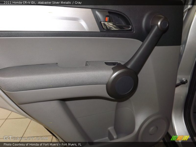 Alabaster Silver Metallic / Gray 2011 Honda CR-V EX