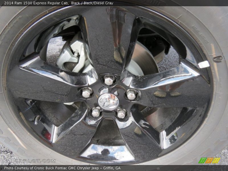 Black / Black/Diesel Gray 2014 Ram 1500 Express Regular Cab