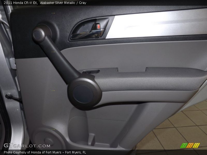 Alabaster Silver Metallic / Gray 2011 Honda CR-V EX