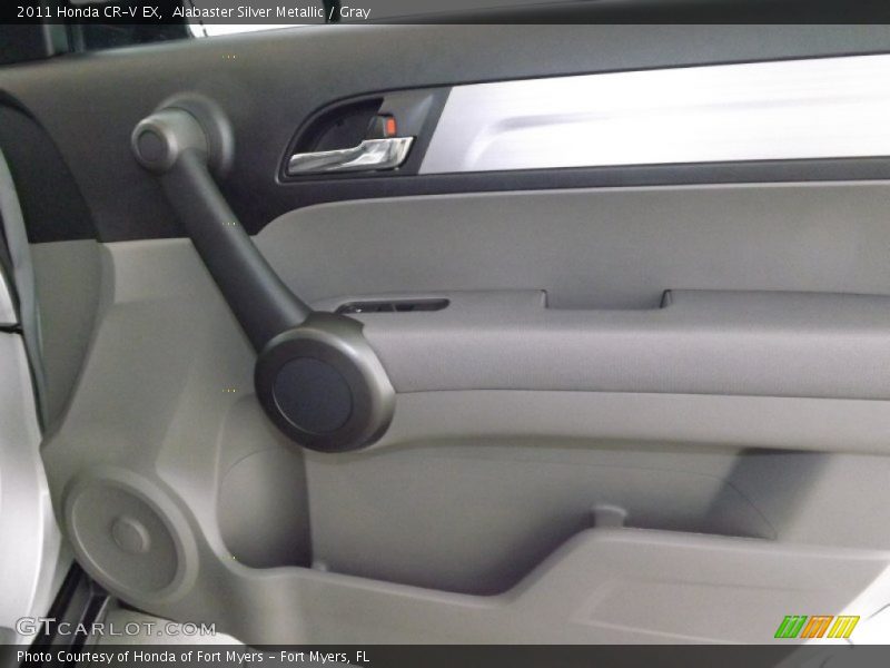 Alabaster Silver Metallic / Gray 2011 Honda CR-V EX