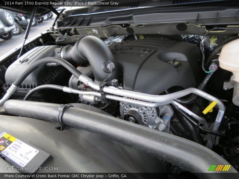 Black / Black/Diesel Gray 2014 Ram 1500 Express Regular Cab