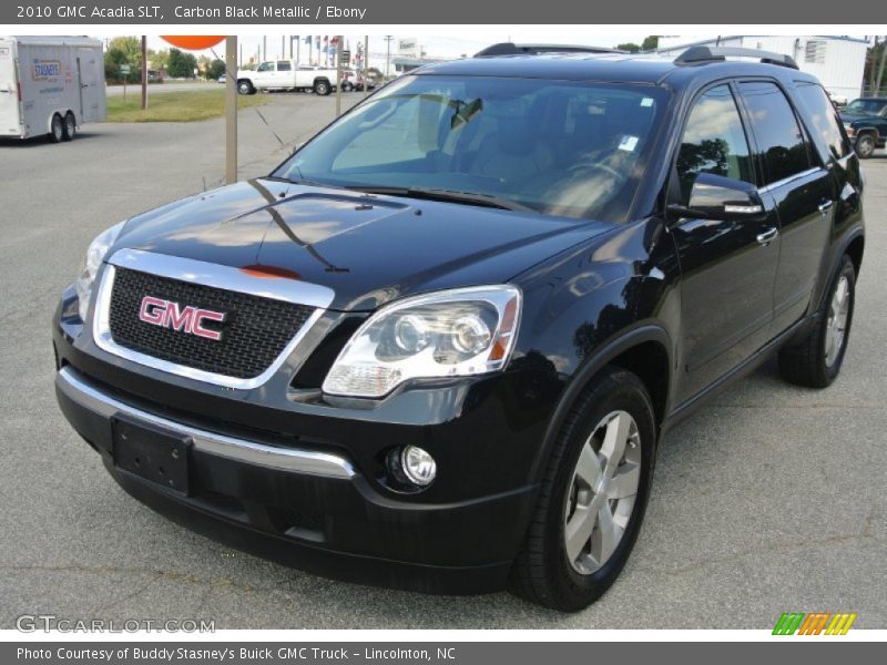 Carbon Black Metallic / Ebony 2010 GMC Acadia SLT