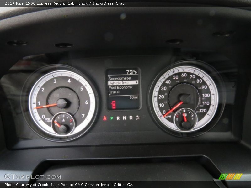 Black / Black/Diesel Gray 2014 Ram 1500 Express Regular Cab