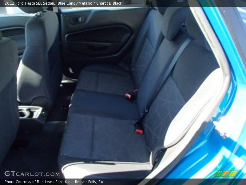 Blue Candy Metallic / Charcoal Black 2012 Ford Fiesta SEL Sedan