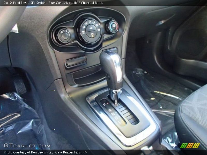 Blue Candy Metallic / Charcoal Black 2012 Ford Fiesta SEL Sedan