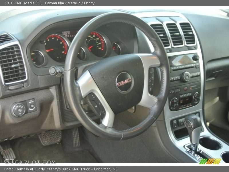 Carbon Black Metallic / Ebony 2010 GMC Acadia SLT