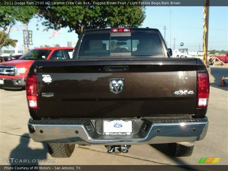 Rugged Brown Pearl / Light Pebble Beige/Bark Brown 2011 Dodge Ram 2500 HD Laramie Crew Cab 4x4