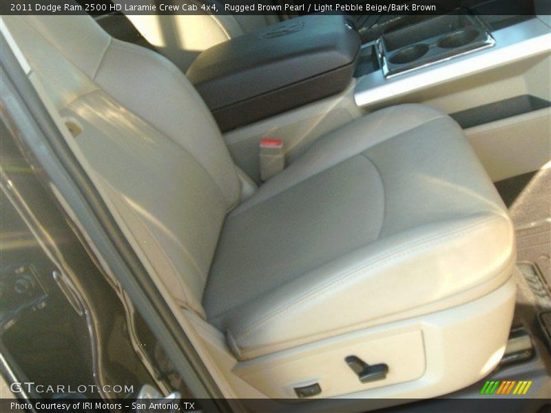 Rugged Brown Pearl / Light Pebble Beige/Bark Brown 2011 Dodge Ram 2500 HD Laramie Crew Cab 4x4