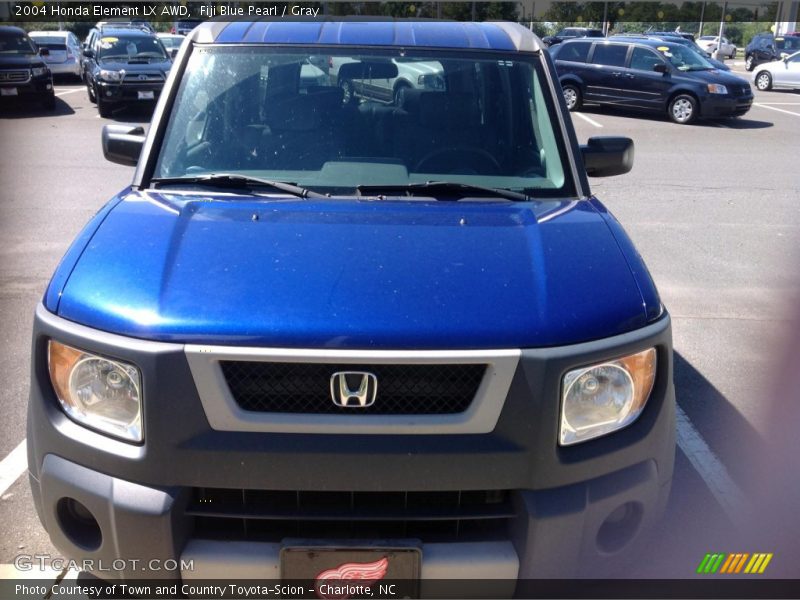 Fiji Blue Pearl / Gray 2004 Honda Element LX AWD