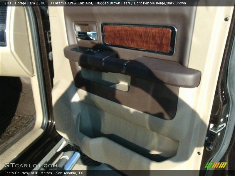 Rugged Brown Pearl / Light Pebble Beige/Bark Brown 2011 Dodge Ram 2500 HD Laramie Crew Cab 4x4