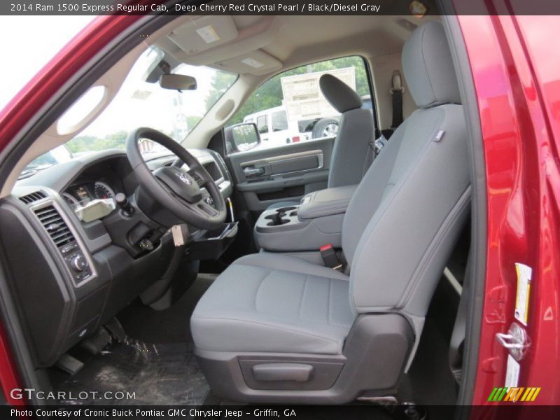 2014 1500 Express Regular Cab Black/Diesel Gray Interior