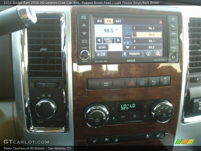 Rugged Brown Pearl / Light Pebble Beige/Bark Brown 2011 Dodge Ram 2500 HD Laramie Crew Cab 4x4