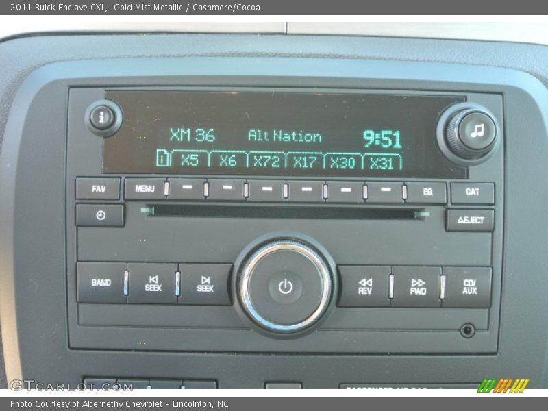 Audio System of 2011 Enclave CXL