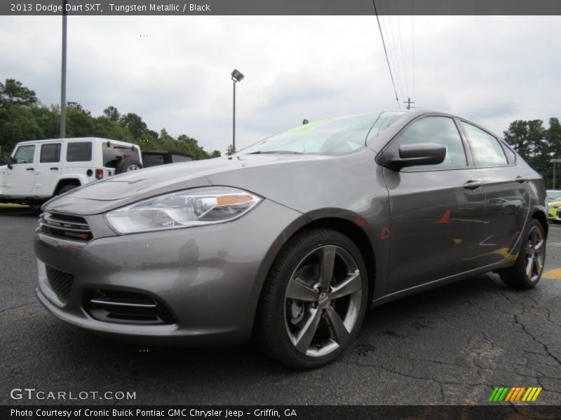 Tungsten Metallic / Black 2013 Dodge Dart SXT
