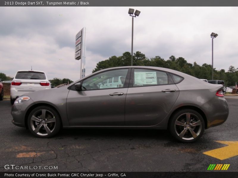 Tungsten Metallic / Black 2013 Dodge Dart SXT