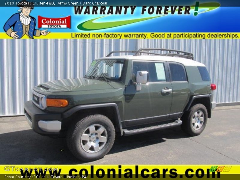 Army Green / Dark Charcoal 2010 Toyota FJ Cruiser 4WD