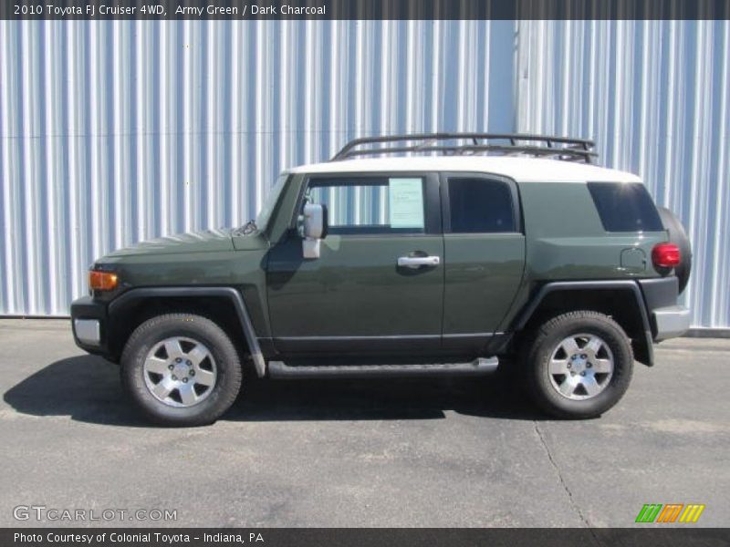 Army Green / Dark Charcoal 2010 Toyota FJ Cruiser 4WD